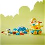 LEGO DUPLO Ma Ville 10448 Animaux Sur Roues 3-En-1 - Jeu De Construction Des 2 Ans  Chien