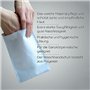 Abena Gants de toilette | Lot de 50 | Gants jetables | Joint ultrasonique | Testé dermatologiquement | Substitut des lingettes p