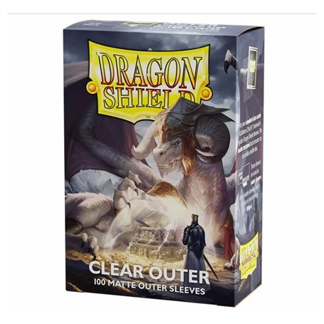 Arcane Tinmen Dragon Shield 13002 Lot de 100 pochettes extérieures transparentes mates
