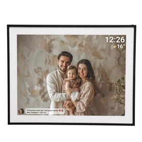 Denver PFF-1970 - Cadre Photo numérique Wi-FI - Écran Tactile IPS Full HD 19" - Logiciel FRAMEO intégré - Partage sans Fil - Fon