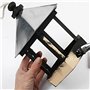 Mangeoire pour oiseaux avec toit en zinc