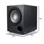 JAMO C 912 C 912 SUB Caisson de Basses Noir