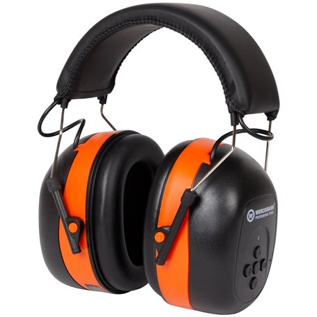 Werckmann Protection auditive avec Bluetooth intégré - Oreillette réglable avec protection contre le bruit de 27 dB