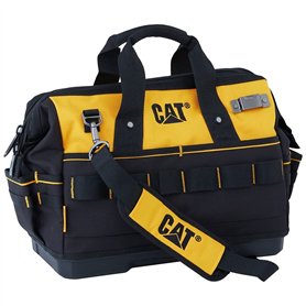 CATERPILLAR - Sac à outils 25 L 18 poches extérieures 12 poches intérieures Léger Polyester 600D / PVC