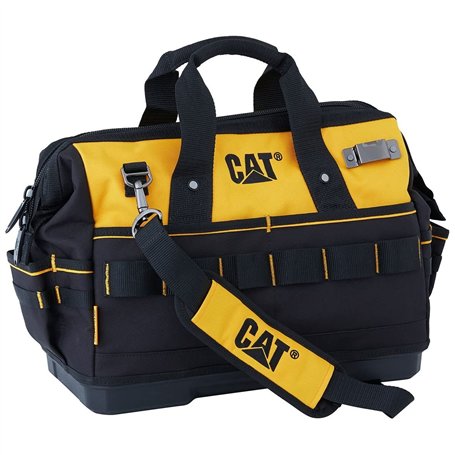 CATERPILLAR - Sac à outils 25 L 18 poches extérieures 12 poches intérieures Léger Polyester 600D / PVC