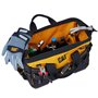 CATERPILLAR - Sac à outils 25 L 18 poches extérieures 12 poches intérieures Léger Polyester 600D / PVC