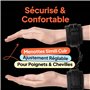 Obaie Menotte BDSM Lit - Menotte Femme Sexy Érotique pour le Lit - Accessoires Sexualité Couple - Attache Menotte Lit - Kits de 