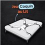 Obaie Menotte BDSM Lit - Menotte Femme Sexy Érotique pour le Lit - Accessoires Sexualité Couple - Attache Menotte Lit - Kits de 