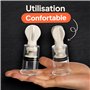 Obaie Twisting Ventouses à Tétons - Ventouse Teton Stimulation Intense - Pompe Teton Jouet pour Adulte Érotique Femme - Idéal Co