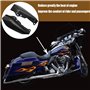 Déflecteurs de Chaleur pour Pare-Brise latéral de Moto compatibles avec Harley Davidson Touring Street Glide Electra Glide CVO 2