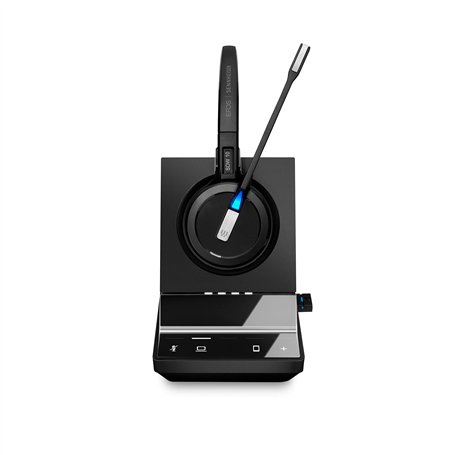 EPOS I SENNHEISER Impact SDW 5014 Système de Casque Supra-auriculaire Convertible DECT sans Fil certifié pour Skype for Business