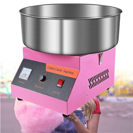 Machine à barbe à papa Ø 52 cm Machine à barbe à papa 1000W Machine à barbe à papa Faites des guimauves rapidement pour la maiso