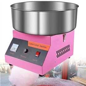Machine à barbe à papa professionnelle Ø 52 cm Machine à barbe à papa Faites des guimauves rapidement pour la maison Carnaval Fê