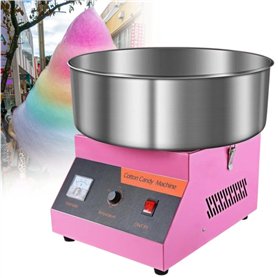 Machine à barbe à papa chauffante électrique Ø 52 cm Machine à barbe à papa Faites des guimauves rapidement pour une fête d'anni
