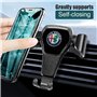 Support Téléphone Voiture pour Alfa Romeo Mito Giulietta 156 159 Giulia 8C GT 147 Tonale, Porte Téléphone Voiture Grille Aeratio
