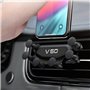 oPlsdqw Support Téléphone Voiture pour Volvo V50, Porte Téléphone Voiture Grille Aeration, Porte Telephone Réglable Voiture Pinc