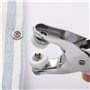 Boutons-Pression avec Pinces,Boutons-Pression en Metal, 100 Kit de Boutons Pression en Métal,Boutons Pression,Bouton Pression Me