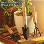 HFYMXNB 6pcs Outils de Jardin,Ensemble idéal pour Le lit de Fleurs et Le Balcon Comprenant la truelle de Fleurs，Mini Jardinage O