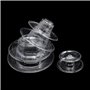 Macaron Tour de Gateau Stand 6 Niveaux Plastique Transparent Présentoir à gâteaux Présentoir à Macarons pour Gâteaux de Célébrat