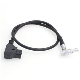 SZRMCC D-tap vers angle droit 0B 7 broches mâle câble d'alimentation pour moteur Tilta Nucleus-M Wireless Follow Focus Lens Moto