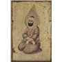 Pendentif Musulman de Supplication en Argent estampillé 925 Jawshan Epée de Zulfikar PA11