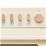 Mamabrum Lave-Vaisselle Jouet en Bois pour Enfants - Set Cuisine avec 6 Aimants, 2 Grandes Assiettes, 2 Petites Assiettes, 2 Tas