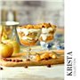 Krosno Verres Coupe Glacée Dessert Mise en Bouche | Lot de 6 | 380 ML | Collection Krista | Parfait la Maison, Les Restaurants, 