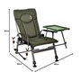 Chaise de pêche Carp F5R ST/P + PK2 avec housse de protection pour chaise de pêche Deluxe Carpe Pêche Chaise de camping avec hau