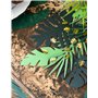 Générique - Confettis de Table Feuilles Tropicales dorées métallisées 15 g