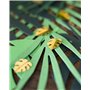Générique - Confettis de Table Feuilles Tropicales dorées métallisées 15 g