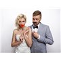Accessoires Photo Booth Moustache 24 cm 6 pièces pour Photos