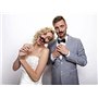 Accessoires Photo Booth Moustache 24 cm 6 pièces pour Photos