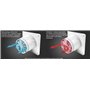 WTI Ventilateur de salle de bain en acier inoxydable Ø 125 mm 12,5 cm avec clapet anti-retour Ventilateur mural encastrable pour