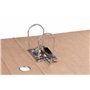 DONAU Premium ECO Maxi FSC Classeur de bureau / 10 Classeurs à levier A4/ large/DIN A4 8 cm - 80 mm/Beige/bon pour l'environneme