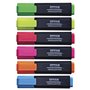 OFFICER PRODUCTS Lot de 10 surligneurs fluorescents Jaune - Encre non toxique - Pointe biseautée - Qualité supérieure - Épaisseu
