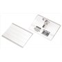 OFFICER PRODUCTS 20023311-90 Lot de 50 badges nominatifs en plastique 90 x 57 mm avec étiquette à insérer et porte-badge avec pi