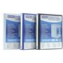 DONAU 2788504PL-01 Classeur de Présentation/Personnalisable pour DIN A4 4RD anneaux 50 mm/Carton Recouvert de PP/Noir/avec Poche