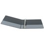 DONAU 2788504PL-01 Classeur de Présentation/Personnalisable pour DIN A4 4RD anneaux 50 mm/Carton Recouvert de PP/Noir/avec Poche