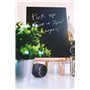 e-concreto Peinture Tableau 1 Litre Noir + Craie + Agitateur en Bois | Séchage Rapide | Transforme les murs en tableau