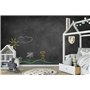 e-concreto Peinture Tableau 1 Litre Noir + Craie + Agitateur en Bois | Séchage Rapide | Transforme les murs en tableau