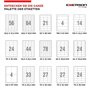 Emerson 52,5 x 25,4 mm - 44 pièces/Feuille - 25 Feuilles A4 - Étiquettes Autocollantes universelles - Étiquettes Autocollantes p