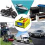 LTC LX1202 Chargeur de batterie pour voitures et motos 6V/12V avec contrôle par microprocesseur 15A adapté à différents types de