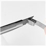 D.RECT Cutter à Cartouche - Couteau à Tapis Métal - Lames Sécables Acier Inoxydable - Cutter Lames de Rechange, 10 Lames 9 mm In