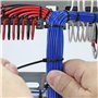 IDEA HOME 200 Pièces Serre Cable Plastique 100/150/200/300mm - Set de Collier de Serrage Résistant aux UV, Résistant à la Chaleu