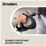 ZEEGMA DRADEN Nettoyeur Vapeur 1000W, Réservoir 350 ml, 9 Embouts Multifonctions, Élimine 99,97% Bactéries et Allergènes, Désinf