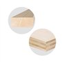 KLIMAS Vis à bois - Vis à tête plate - de charpente à tête plate pour construction en construction bois - Jaune - 8x160 mm, 25 p