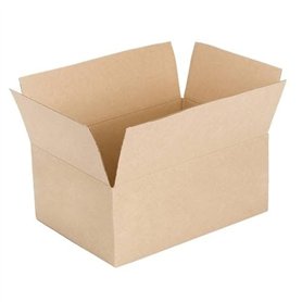 Lot de 5 cartons d'expédition pliants 190 x 100 x 70 mm