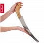 Scie de jardin KADAX, longueur de lame de scie 330 mm, scie à main avec manche en bois, scies, scie d'élagage en acier de haute 