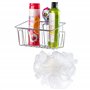 KADAX Panier de douche avec ventouse en acier inoxydable, étagère de douche pour salle de bain, douche, baignoire, éponge, shamp