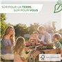 Love Nature Fourchette Jetable 100 pièces - Couverts Jetables en Bois - Fourchettes Écologiques et Biodégradables - Solides pour